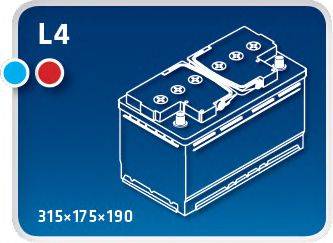 IPSA TME80 Стартерна акумуляторна батарея