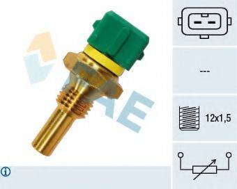 FAE 33120 Датчик, температура голівки циліндрів; Датчик, температура охолоджувальної рідини