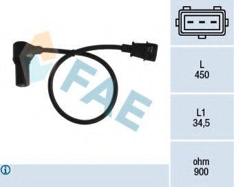 FAE 79074 Датчик частоти обертання, керування двигуном