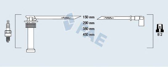 FAE 85125 Комплект дротів запалювання