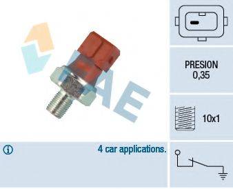 FAE 12475 Датчик тиску масла