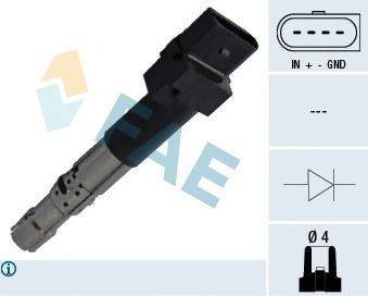 FAE 80327 Котушка запалювання