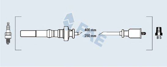FAE 85383 Комплект дротів запалювання