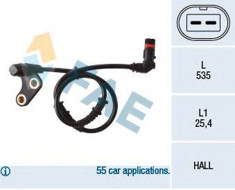 FAE 78137 Датчик, частота обертання колеса