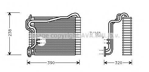 AVA QUALITY COOLING AIV145 Випарник, кондиціонер