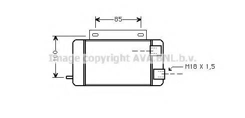 AVA QUALITY COOLING AU3129 масляний радіатор, моторне масло