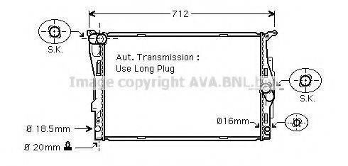 AVA QUALITY COOLING BW2303 Радіатор, охолодження двигуна