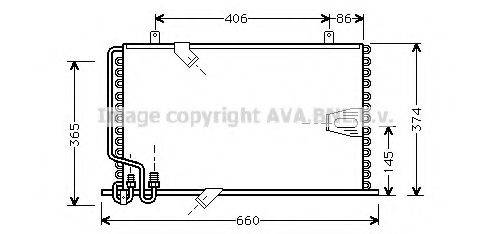 AVA QUALITY COOLING BW5184 Конденсатор, кондиціонер