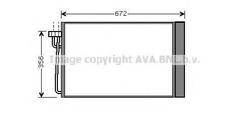 AVA QUALITY COOLING BW5267 Конденсатор, кондиціонер