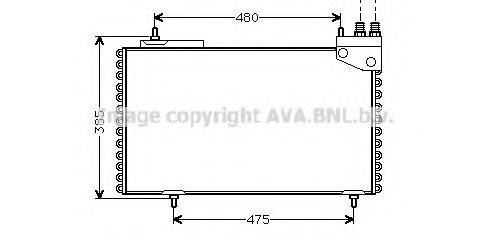 AVA QUALITY COOLING CN5094 Конденсатор, кондиціонер