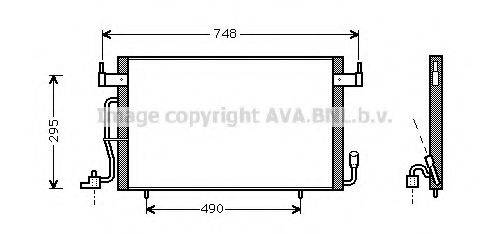 AVA QUALITY COOLING CN5166 Конденсатор, кондиціонер