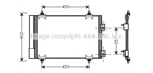 AVA QUALITY COOLING CN5283D Конденсатор, кондиціонер