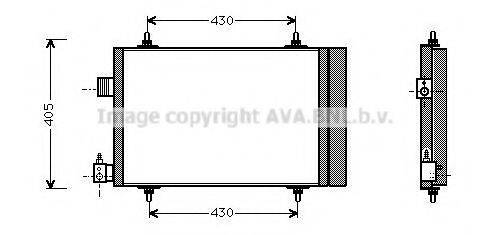 AVA QUALITY COOLING CNA5173D Конденсатор, кондиціонер