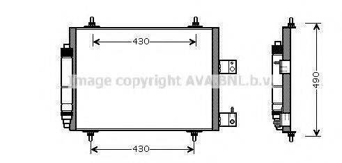 AVA QUALITY COOLING CNA5213D Конденсатор, кондиціонер