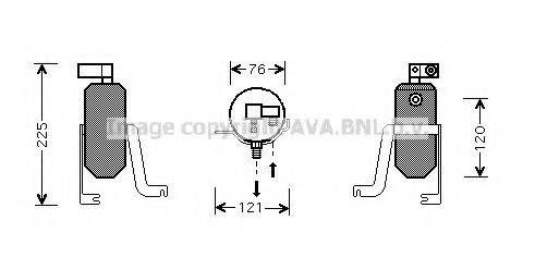 AVA QUALITY COOLING CND185 Осушувач, кондиціонер