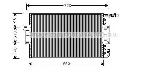 AVA QUALITY COOLING CT5010 Конденсатор, кондиціонер