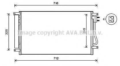 AVA QUALITY COOLING CT5038D Конденсатор, кондиціонер