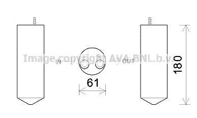 AVA QUALITY COOLING CTD050 Осушувач, кондиціонер