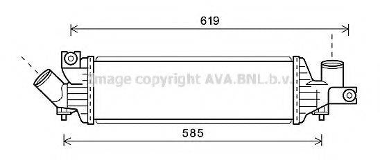 AVA QUALITY COOLING DN4337 Інтеркулер