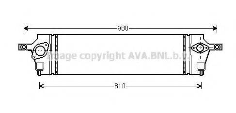 AVA QUALITY COOLING DN4350 Інтеркулер