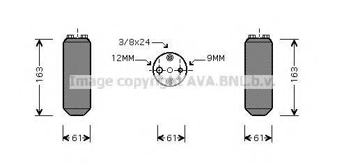 AVA QUALITY COOLING DND058 Осушувач, кондиціонер