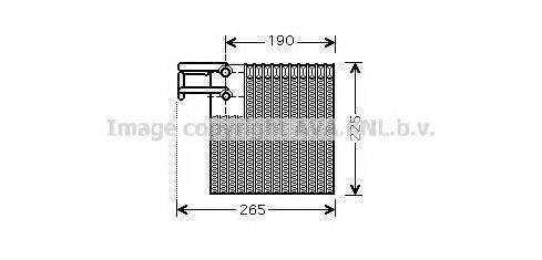 AVA QUALITY COOLING DNV257 Випарник, кондиціонер