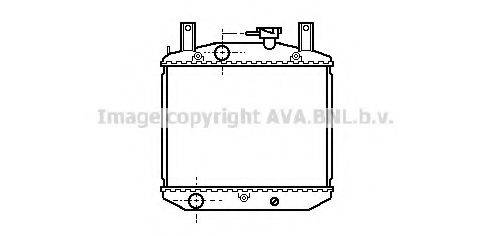 AVA QUALITY COOLING DU2008 Радіатор, охолодження двигуна