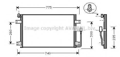 AVA QUALITY COOLING DW5085 Конденсатор, кондиціонер