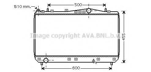 AVA QUALITY COOLING DWA2052 Радіатор, охолодження двигуна