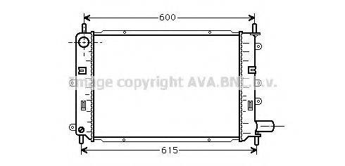 AVA QUALITY COOLING FD2059 Радіатор, охолодження двигуна