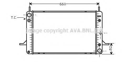 AVA QUALITY COOLING FD2069 Радіатор, охолодження двигуна