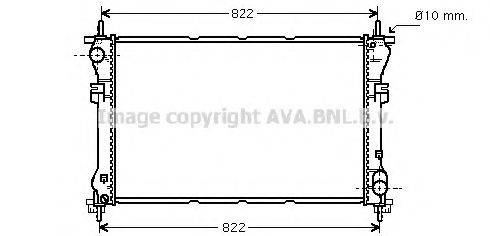 AVA QUALITY COOLING FD2320 Радіатор, охолодження двигуна