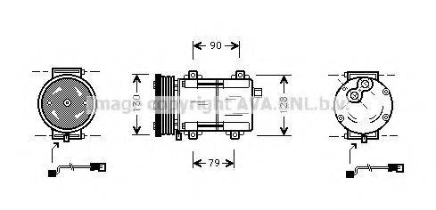 AVA QUALITY COOLING FDAK284 Компресор, кондиціонер