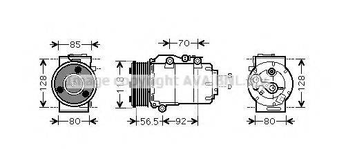 AVA QUALITY COOLING FDAK394 Компресор, кондиціонер