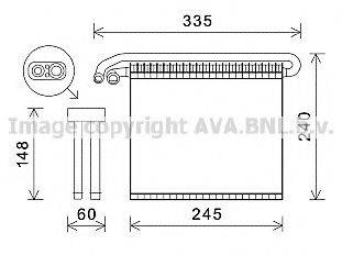 AVA QUALITY COOLING FDV456 Випарник, кондиціонер