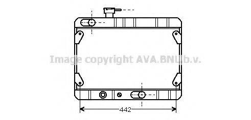 AVA QUALITY COOLING FT2023 Радіатор, охолодження двигуна