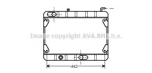 AVA QUALITY COOLING FT2027 Радіатор, охолодження двигуна