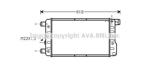 AVA QUALITY COOLING FTA2115 Радіатор, охолодження двигуна