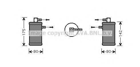 AVA QUALITY COOLING FTD349 Осушувач, кондиціонер