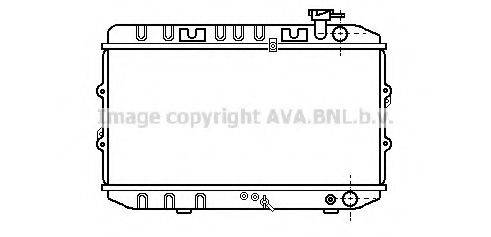 AVA QUALITY COOLING HD2032 Радіатор, охолодження двигуна