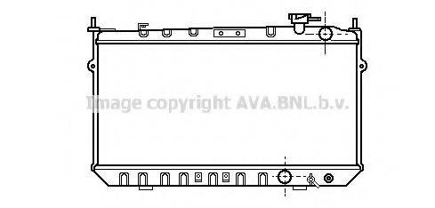 AVA QUALITY COOLING HD2038 Радіатор, охолодження двигуна