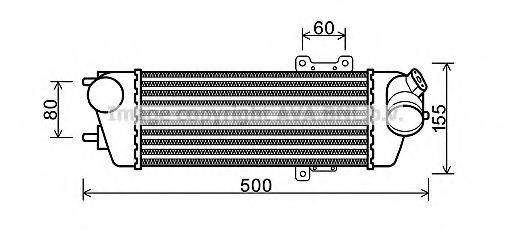 AVA QUALITY COOLING HY4227 Інтеркулер