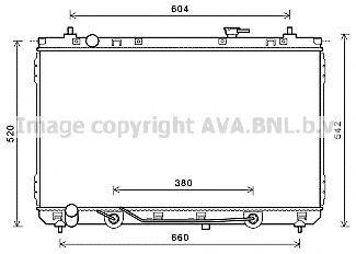 AVA QUALITY COOLING KA2231 Радіатор, охолодження двигуна