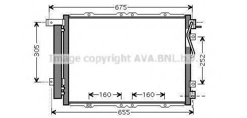 AVA QUALITY COOLING KA5091D Конденсатор, кондиціонер