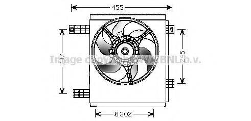 AVA QUALITY COOLING MC7501 Вентилятор, охолодження двигуна