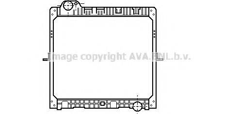 AVA QUALITY COOLING ME2176 Радіатор, охолодження двигуна