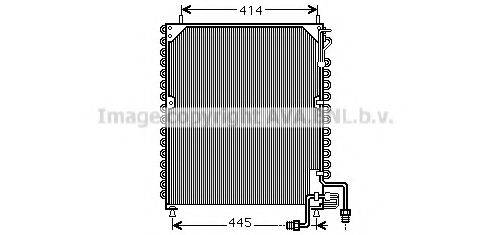 AVA QUALITY COOLING ME5199 Конденсатор, кондиціонер