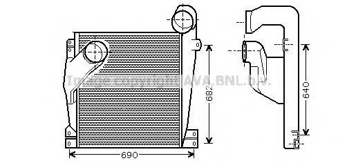 AVA QUALITY COOLING MEA4196 Інтеркулер