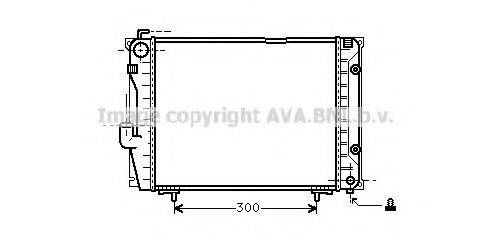 AVA QUALITY COOLING MS2069 Радіатор, охолодження двигуна