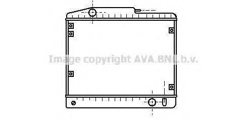 AVA QUALITY COOLING MS2106 Радіатор, охолодження двигуна